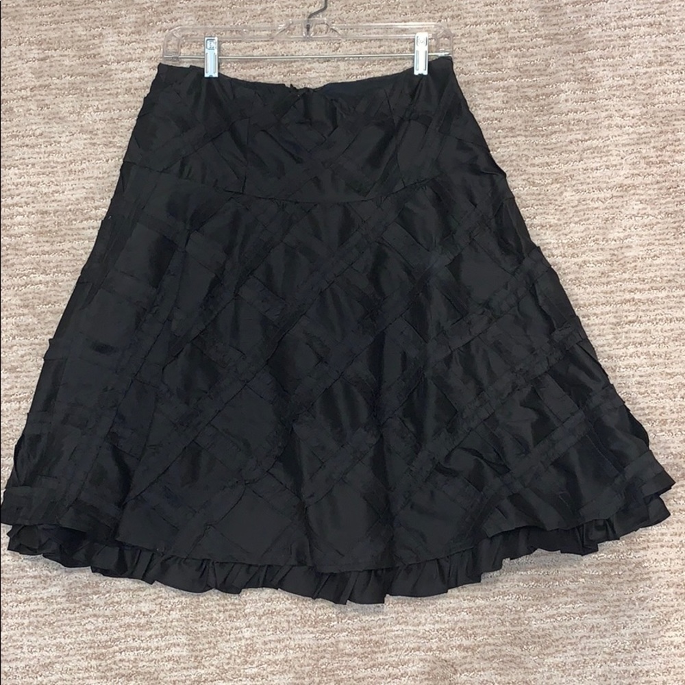 Black skirt with subtle cute pattern